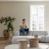 Modul puff natur - 98x93x44 cm