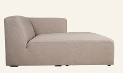 Modul schäslong höger beige - 154x114x73 cm