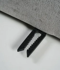 Modul schäslong vänster grå - 114x154x73 cm