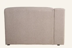 Modul 1,5-sits armstöd höger beige - 110x93x73 cm