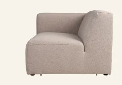 Modul 1,5-sits armstöd höger beige - 110x93x73 cm