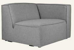 Modul 1,5-sits armstöd höger grå - 110x93x73 cm