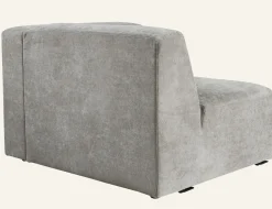 Modul 1,5-sits armstöd höger grå - 110x93x73 cm