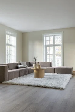 Modul 1,5-sits med vänster armstöd grå - 110x93x73 cm