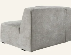 Modul 1,5-sits med vänster armstöd grå - 110x93x73 cm