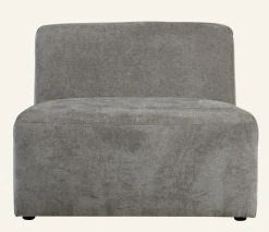 Modul 1,5-sits utan armstöd grå - 90x93x73 cm