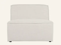 Modul 1,5-sits utan armstöd natur - 90x93x73 cm