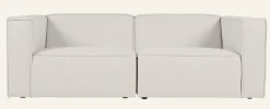 Modulsoffa 2 delar armstöd natur - 220x93x73 cm