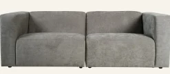 Modulsoffa 2 delar armstöd grå - 220x93x73 cm