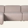 Modulsoffa 3 delar öppen ände höger beige - 338x153x73 cm