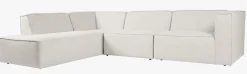Modulsoffa 4 delar öppen ände vänster natur - 293x227x73 cm