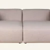 Modulsoffa 2 delar schäslong beige - 228x154x73 cm