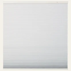 Mörkläggande dubbel plisségardin vit - 90x160 cm
