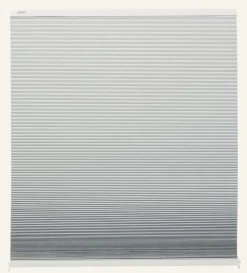 Mörkläggande dubbel plisségardin vit - 60x160 cm