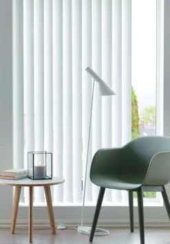 Mörkläggande lameller vit - 8,9x250cm