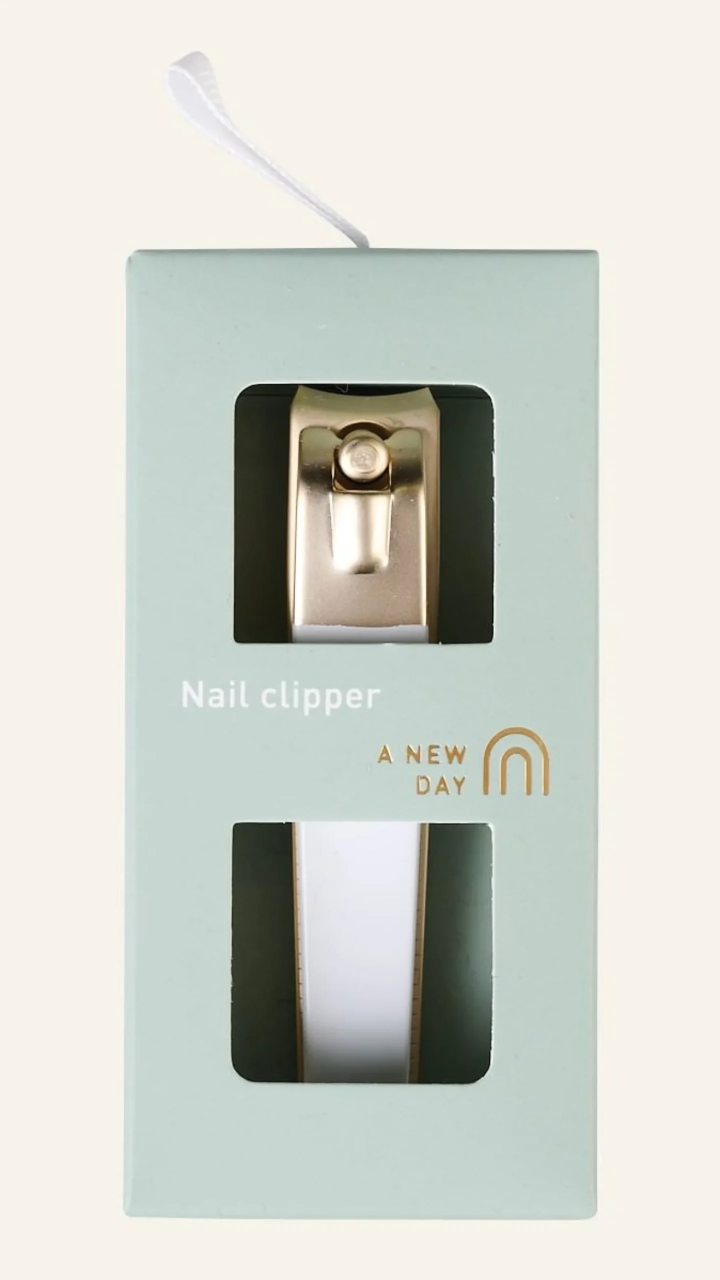Nagelklippare guld - 1,5x8x2,3 cm