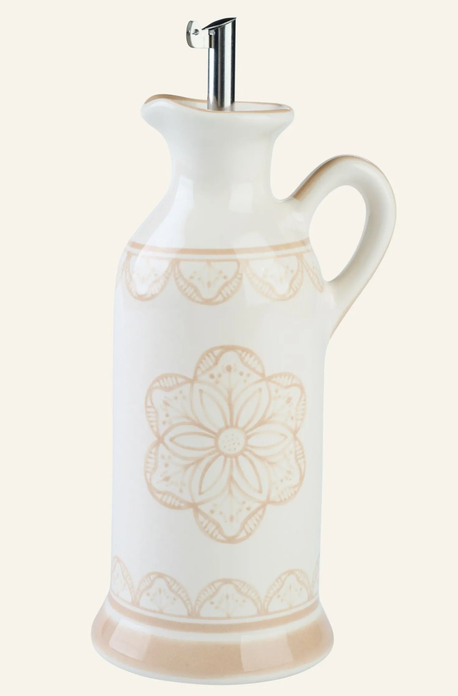 Oljeflaska beige - 400 ml