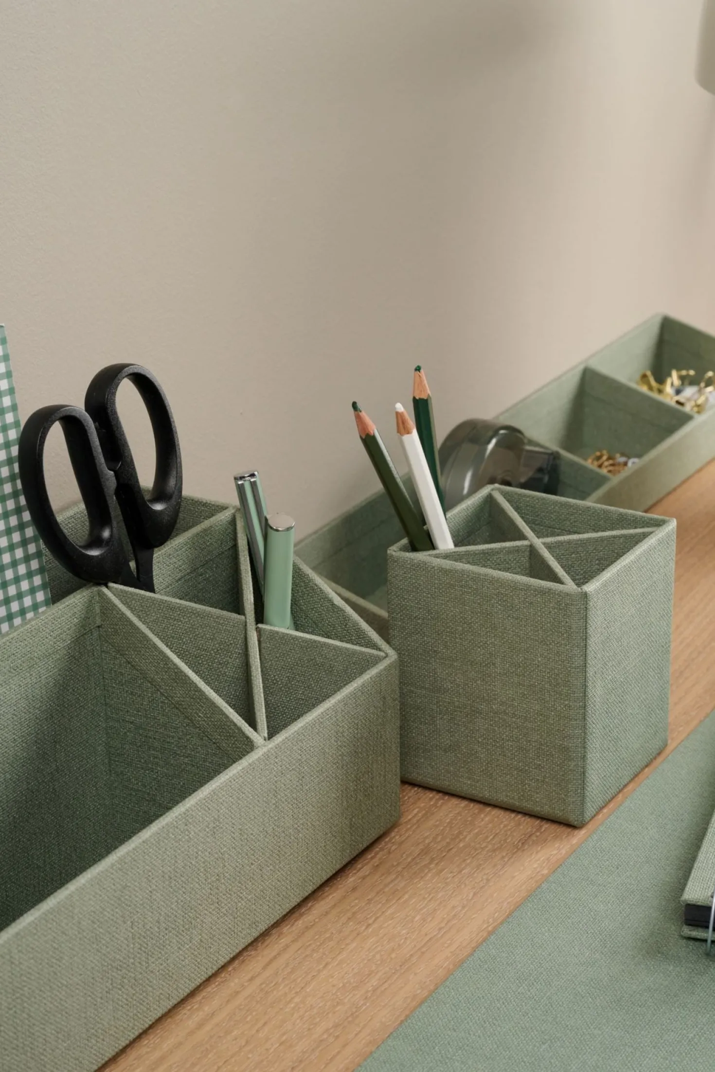 Organizer ljusgrön - 7x40x5 cm
