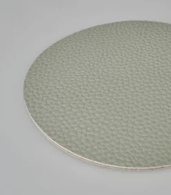 4-pack glasunderlägg ljusgrön - ø10 cm
