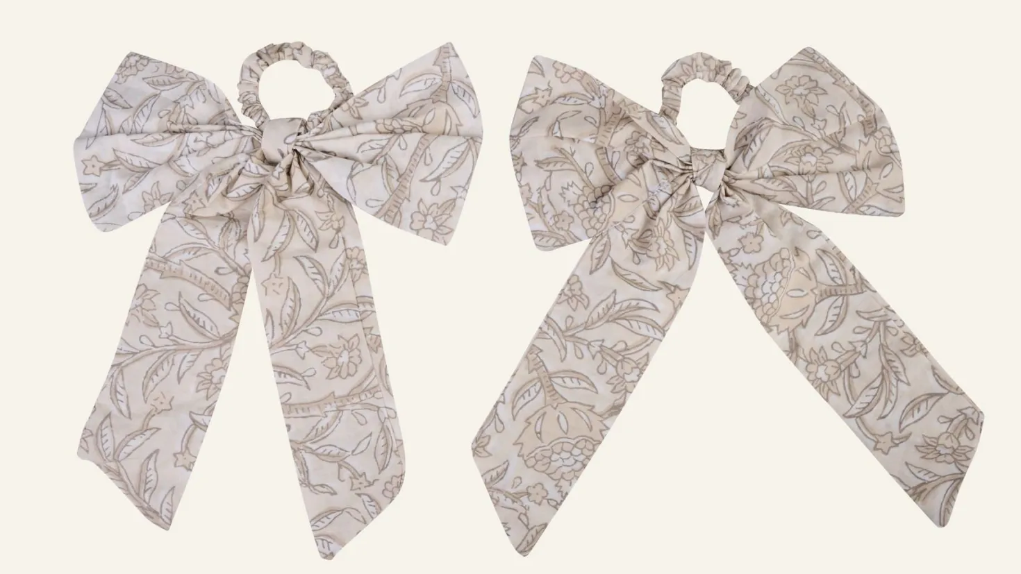 2-pack servettringar beige - 17x21,5 cm
