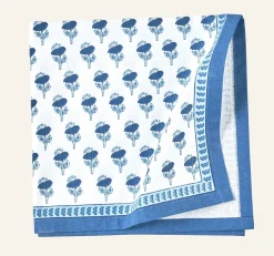 2-pack tygservetter blå - 45x45 cm