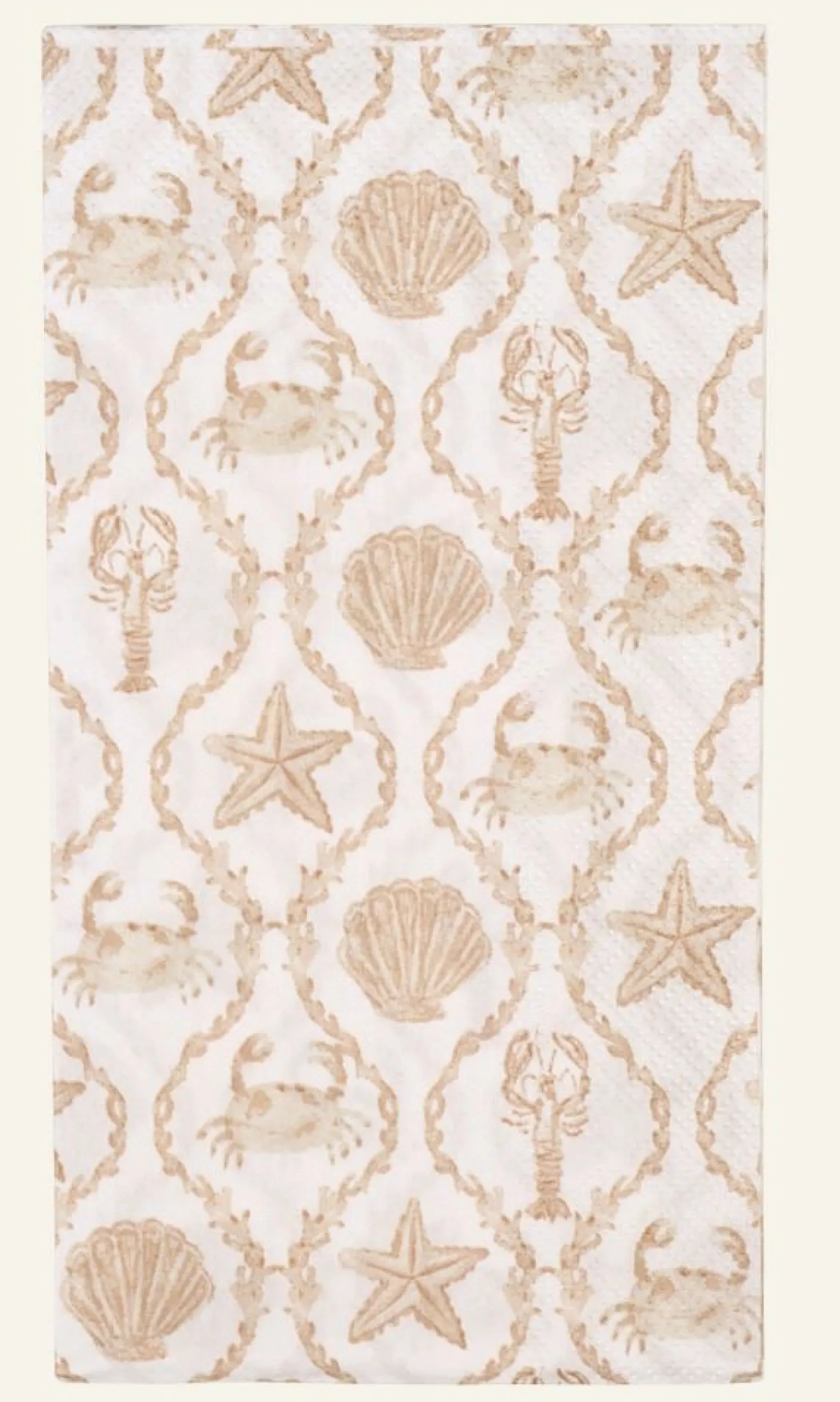 Pappersservetter beige - 33x42 cm