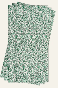 Pappersservetter grön - 33x42 cm