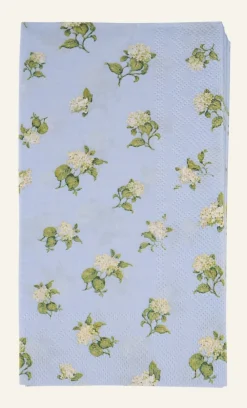 Pappersservetter multi/blå - 33x42 cm