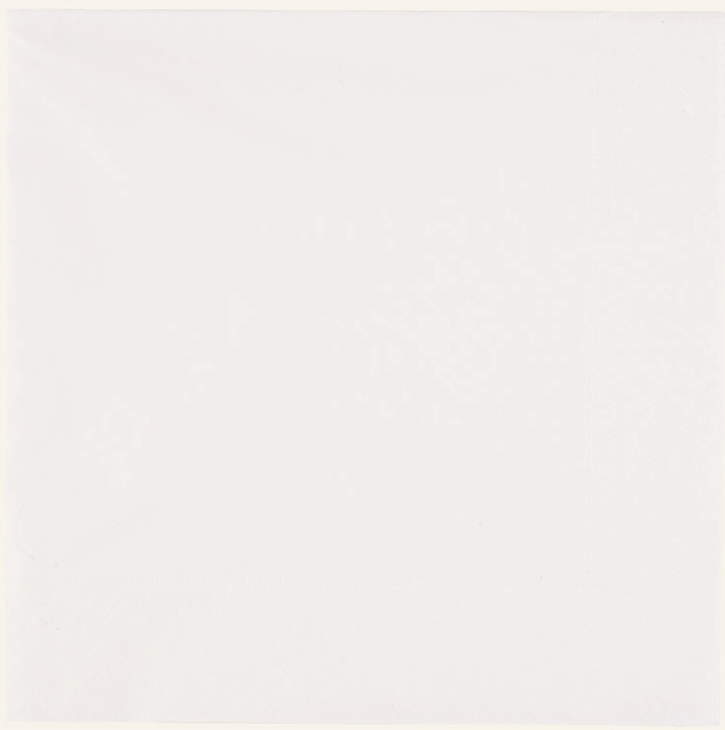 Pappersservetter vit - 33x33 cm