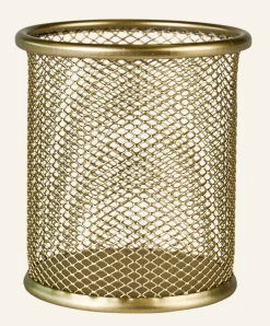 Pennhållare guld - 10 cm