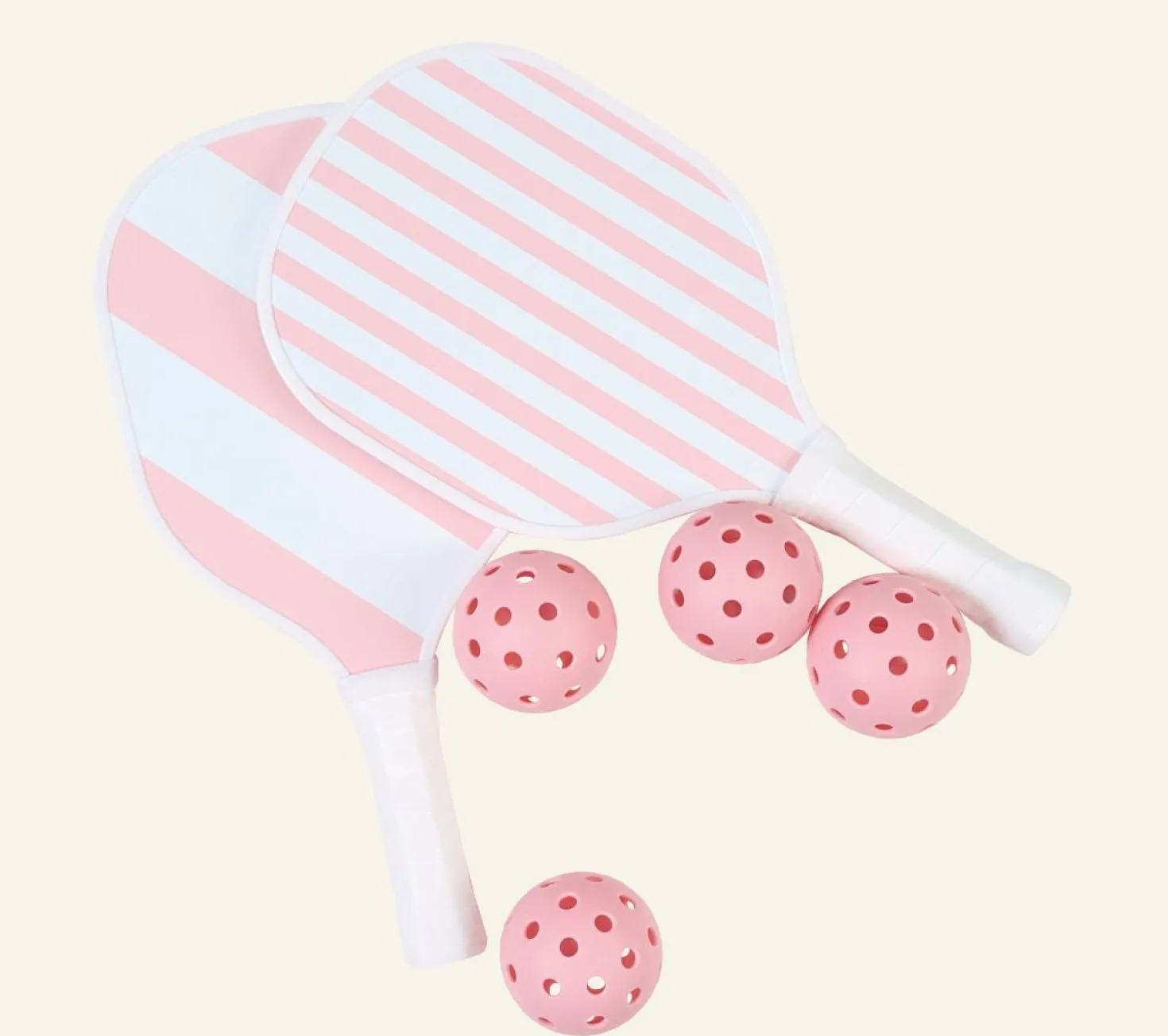 Pickleballset rosa - 19,5x3,5x39,5 cm
