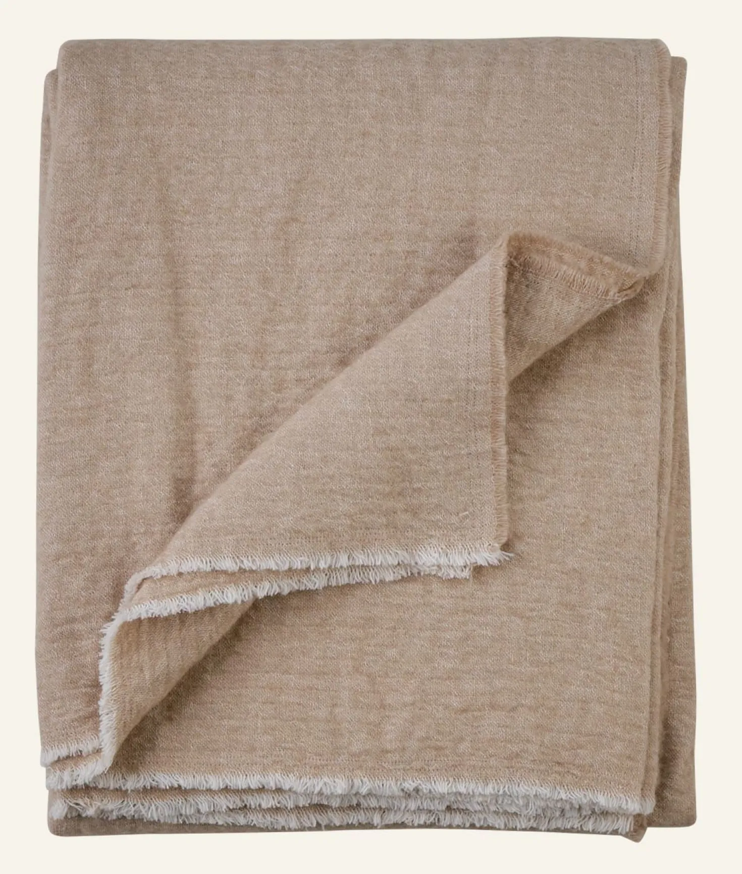 Pläd beige - 130x170 cm