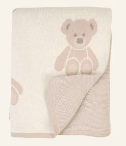 Pläd multi/beige - 80x100 cm