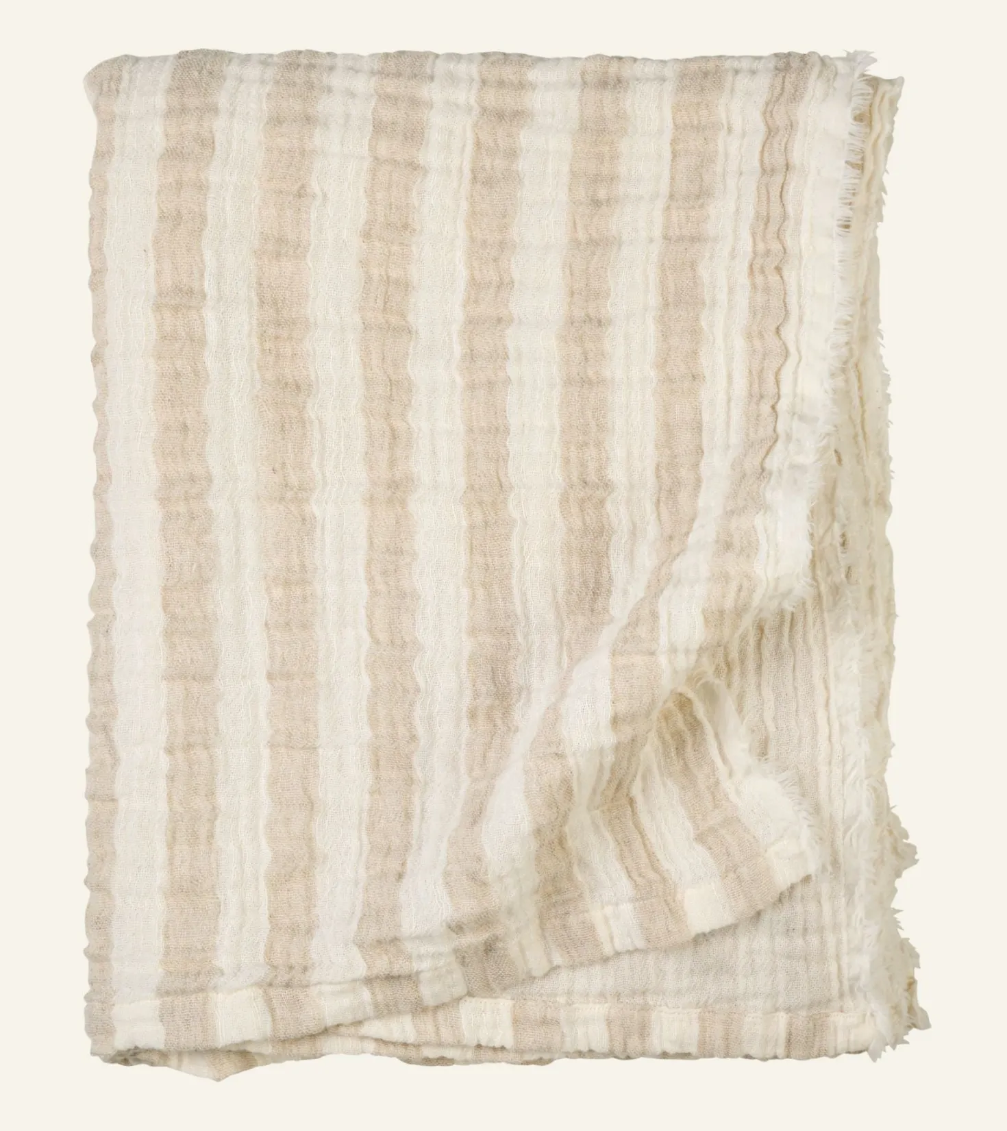 Pläd natur - 130x170 cm