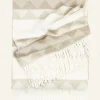 Pläd sand - 130x170 cm