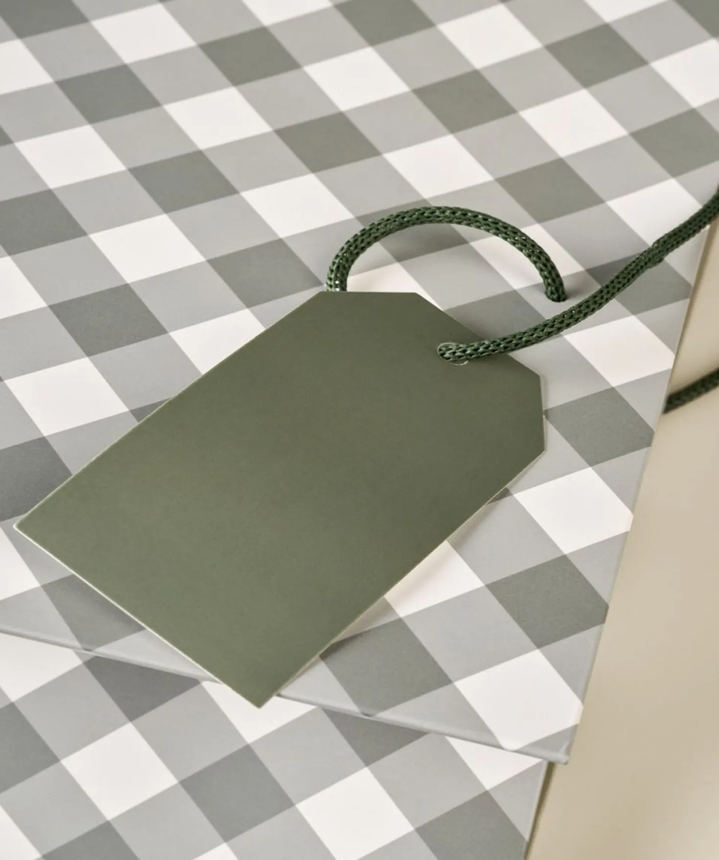 Presentpåse multi/grön - 36x42x14 cm