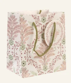 Presentpåse multi/rosa - 13x15x9 cm