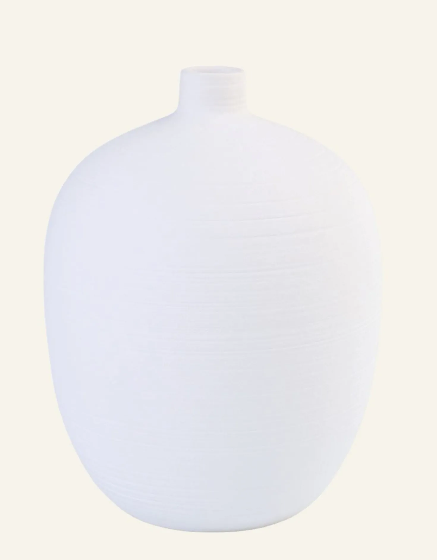 Prydnadskruka vit - 25x25x35 cm