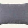 Prydnadskudde gråblå - 40x60 cm