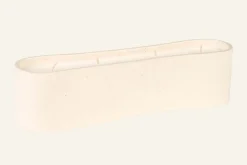 Prydnadsljus beige - 30,5x7,5x8 cm