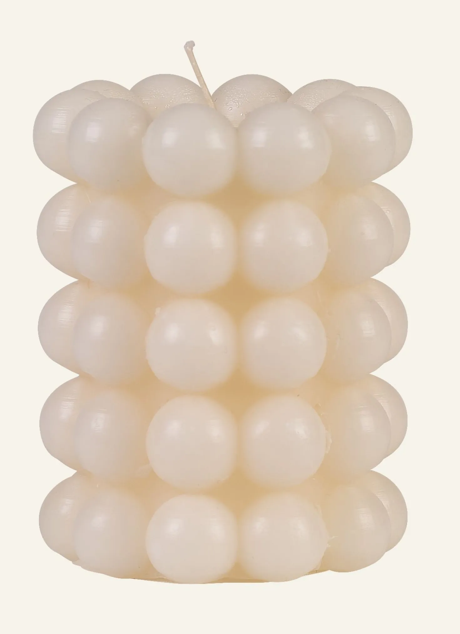 Prydnadsljus offwhite - 7,2x9,5 cm