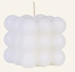 Prydnadsljus vit - 6,2x6,2x5,8 cm