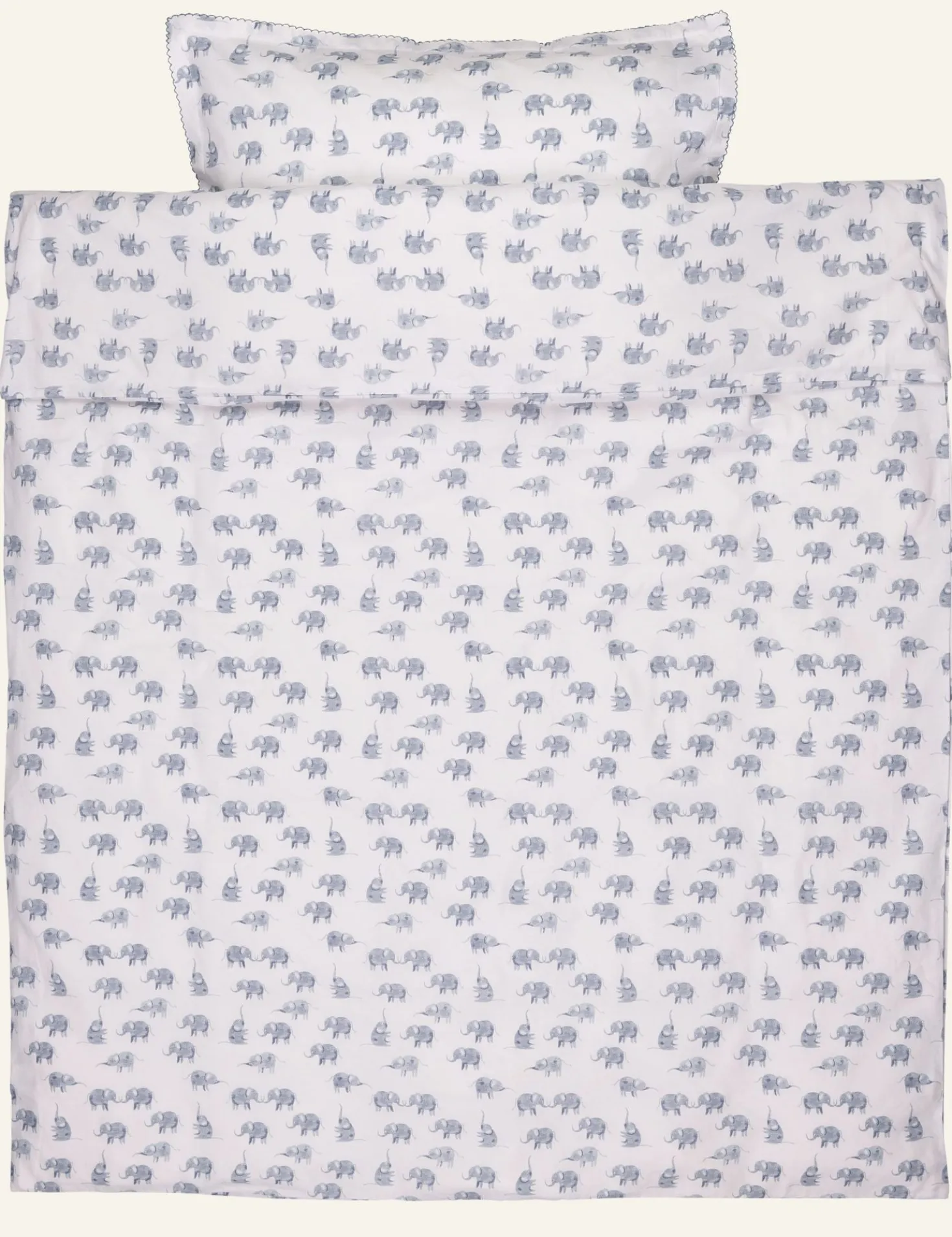 Påslakanset blå - 100x130 cm