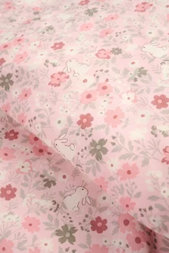 Påslakanset rosa - 100x130 cm