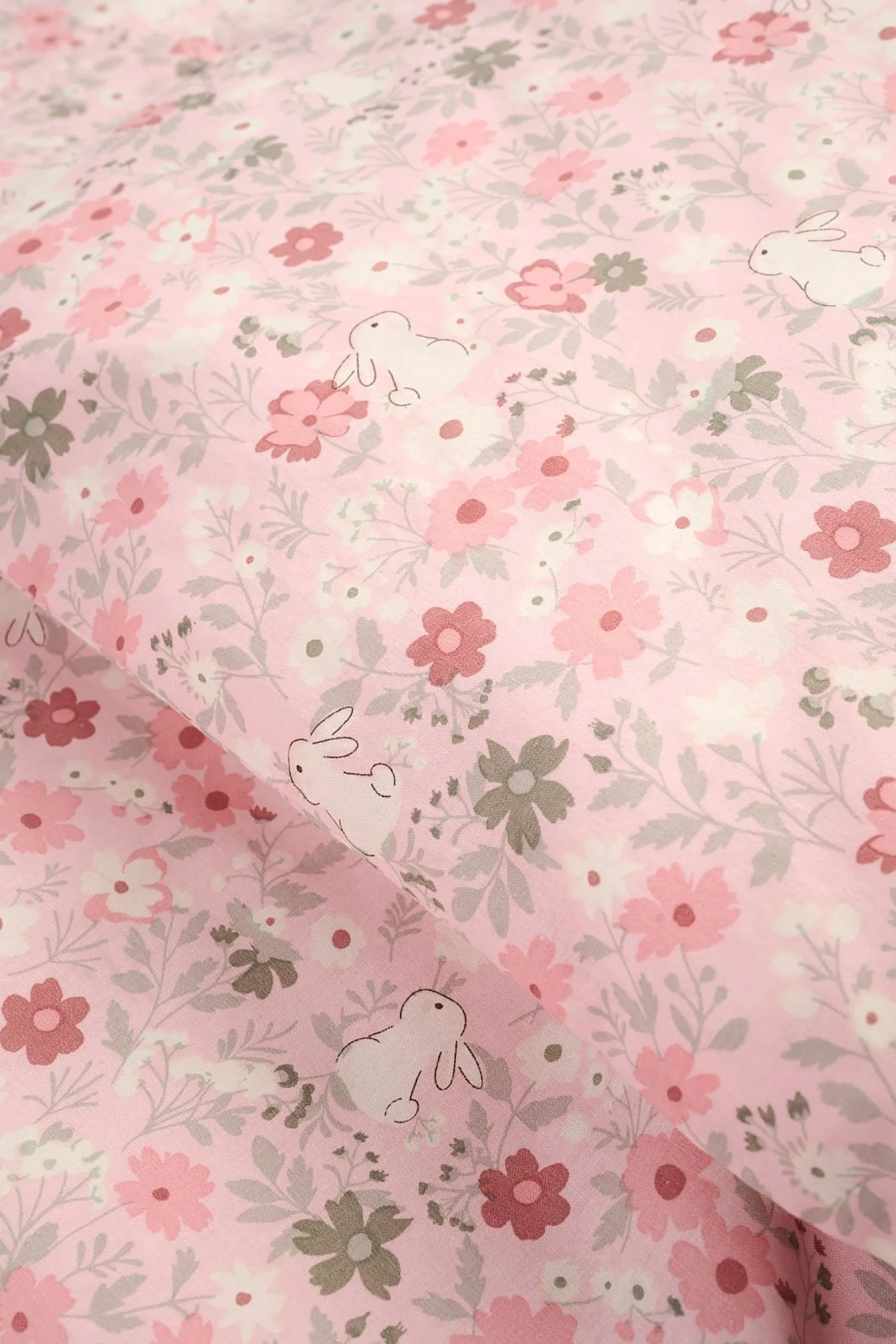 Påslakanset rosa - 100x130 cm