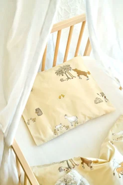 Påslakanset baby beige - 100x130 cm