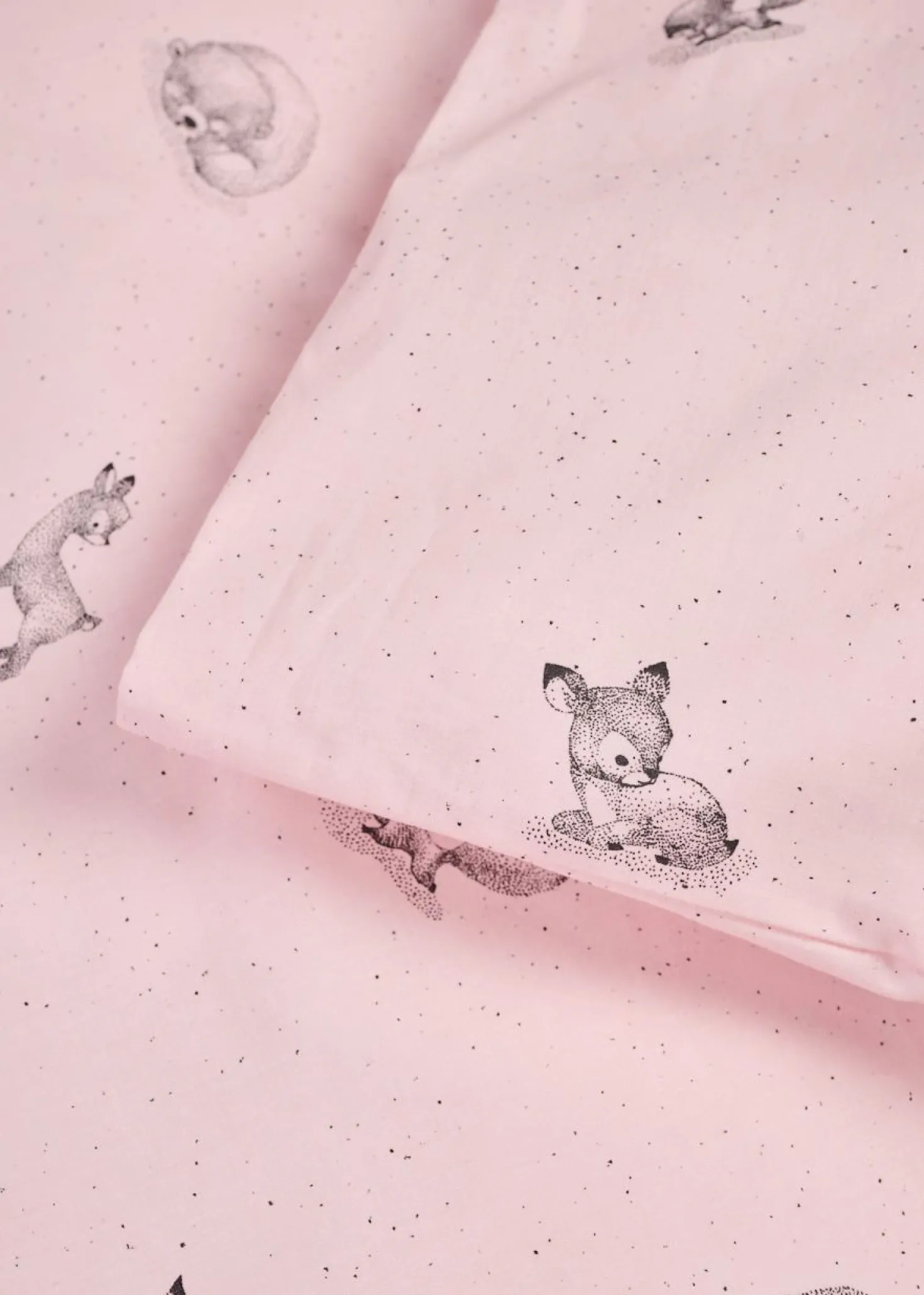 Påslakanset baby ljusrosa - 100x130 38x55 cm