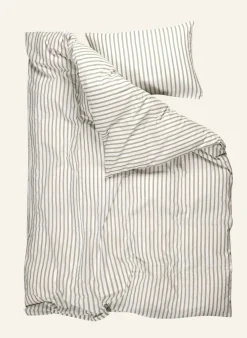 Påslakanset i bäckebölja grön - 230x220 cm