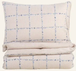 Påslakanset i bäckebölja multi/beige - 150x210 cm/50x60 cm