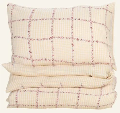 Påslakanset i bäckebölja multi/gul - 150x210 cm/50x60 cm